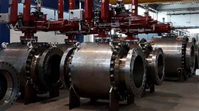 Supapă cu bilă trunnion de dimensiuni mari