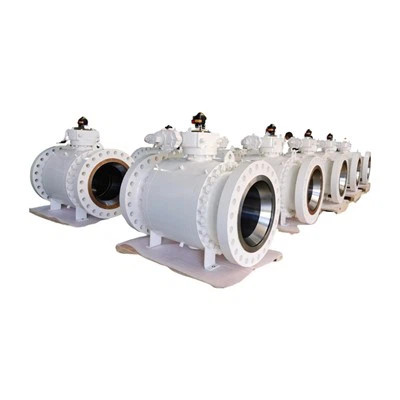 Supapă cu bilă de tip trunnion cu intrare laterală