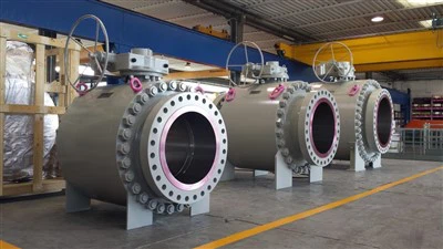 Supapă cu bilă trunion din oțel inoxidabil